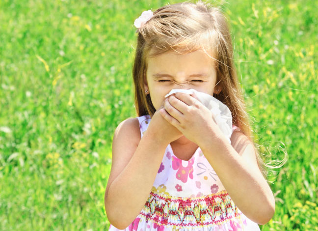 Как справиться с детской аллергией на пыльцу